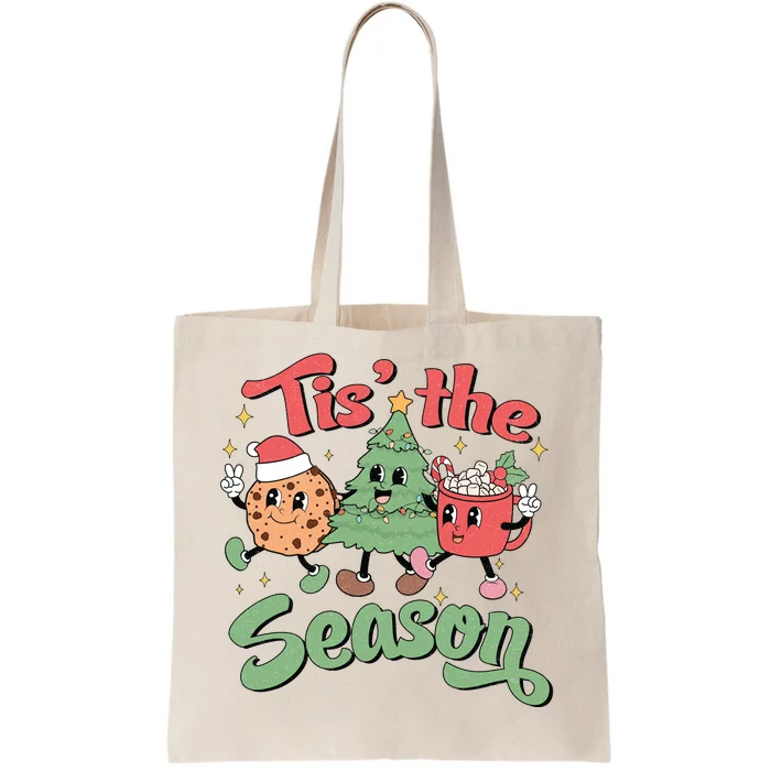 Tis The Season Christmas Holiday Festive Tote Bag