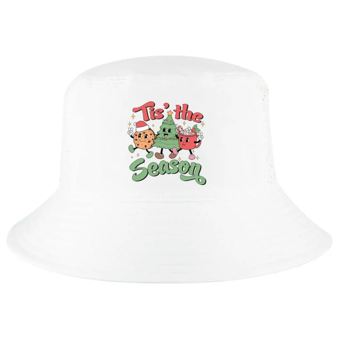 Tis The Season Christmas Holiday Festive Cool Comfort Performance Bucket Hat