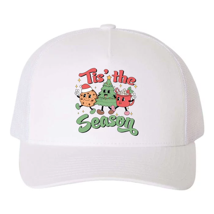 Tis The Season Christmas Holiday Festive Yupoong Adult 5-Panel Trucker Hat