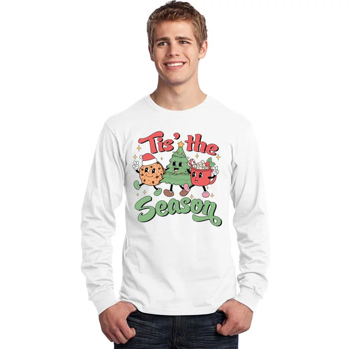 Tis The Season Christmas Holiday Festive Tall Long Sleeve T-Shirt