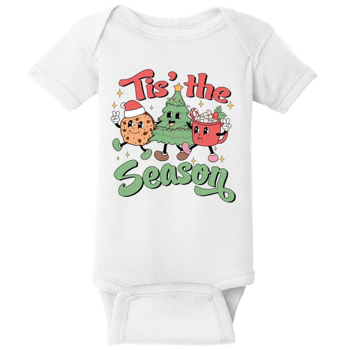 Tis The Season Christmas Holiday Festive Baby Bodysuit