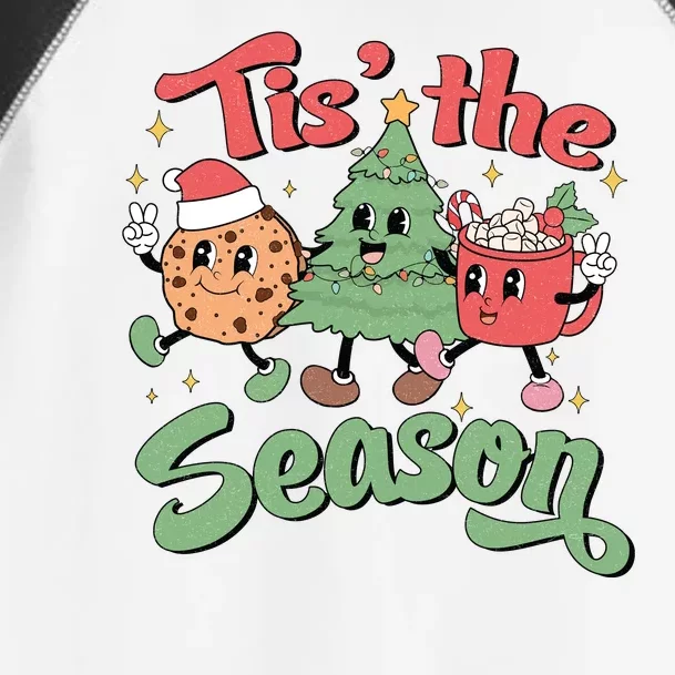 Tis The Season Christmas Holiday Festive Toddler Fine Jersey T-Shirt