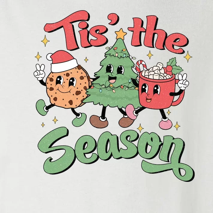 Tis The Season Christmas Holiday Festive Toddler Long Sleeve Shirt