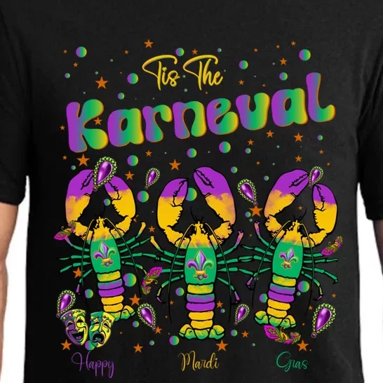 Tis The Season For Crawfish Mardi Gras Carnaval Meaningful Gift Pajama Set