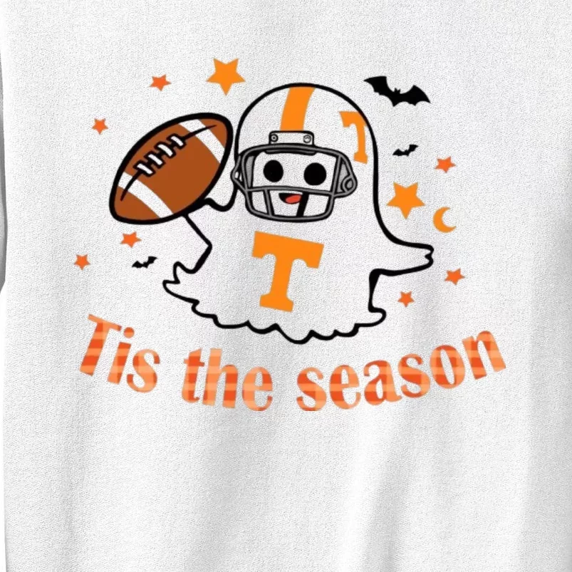 Tis The Season Halloween Football Ghost Tennessee Football Sweatshirt