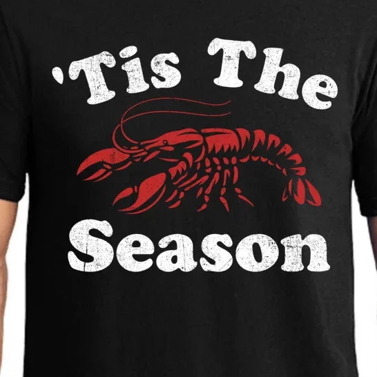 Tis The Season Funny Crawfish Boil Mardi Gras Cajun Party Gift Pajama Set