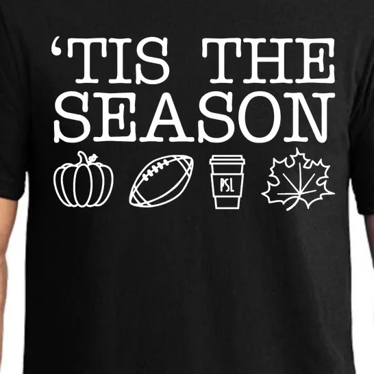 Tis The Season Football Fall Pajama Set