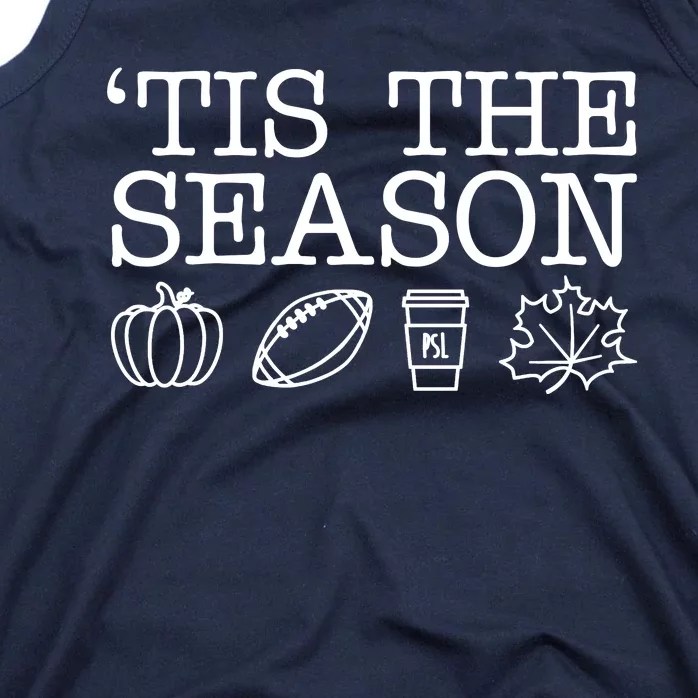 Tis The Season Football Fall Tank Top