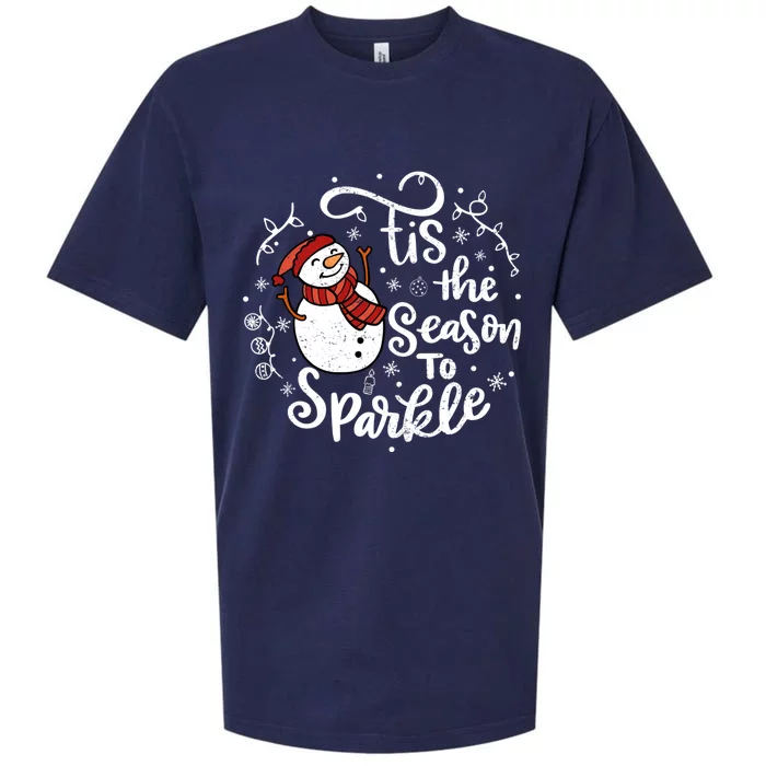 Tis The Season To Snow Christmas Family Great Gift Sueded Cloud Jersey T-Shirt