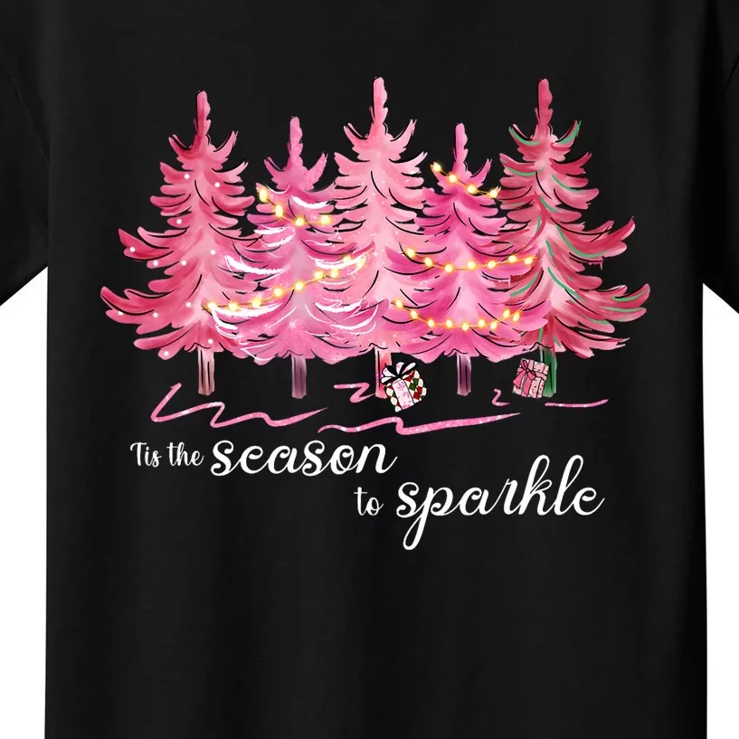 Tis The Season To Cute Christmas Tree Kids T-Shirt