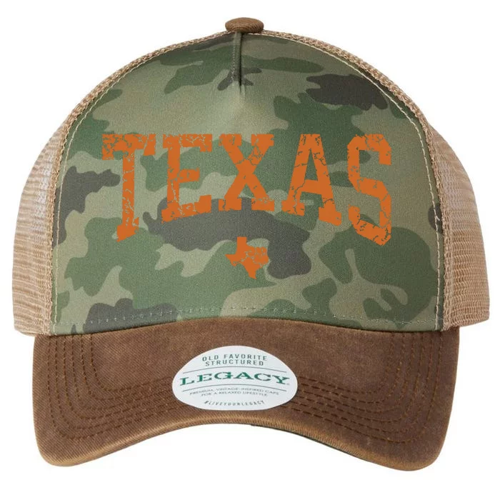 Texas Texas State Map Distressed Legacy Tie Dye Trucker Hat