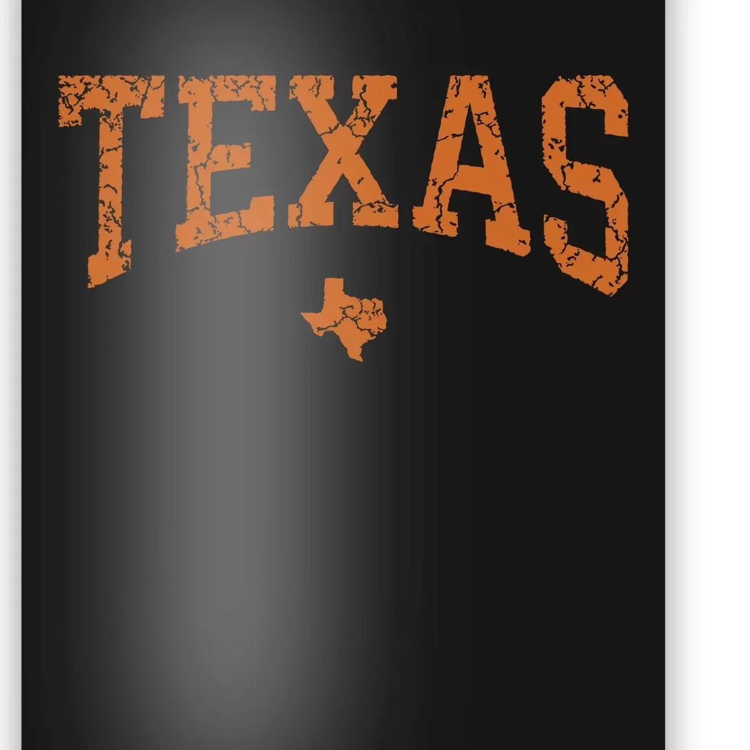 Texas Texas State Map Distressed Poster