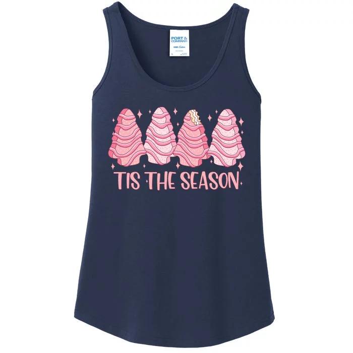 Tis The Season Christmas Cookie Holiday Ladies Essential Tank