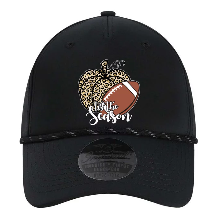 Tis The Season Leopard Pumpkin Football Fall Autumn Performance The Dyno Cap