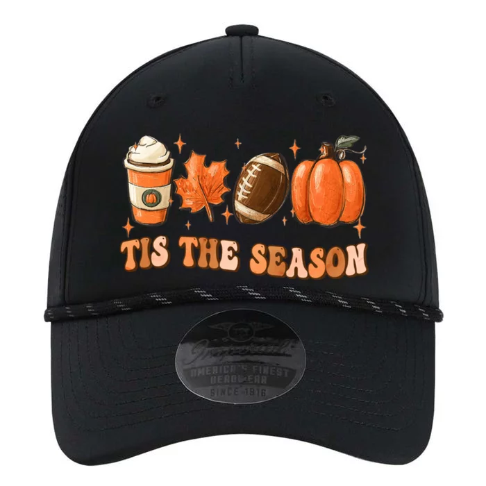 Tis The Season Pumpkin Leaf Latte Fall Thanksgiving Football Performance The Dyno Cap