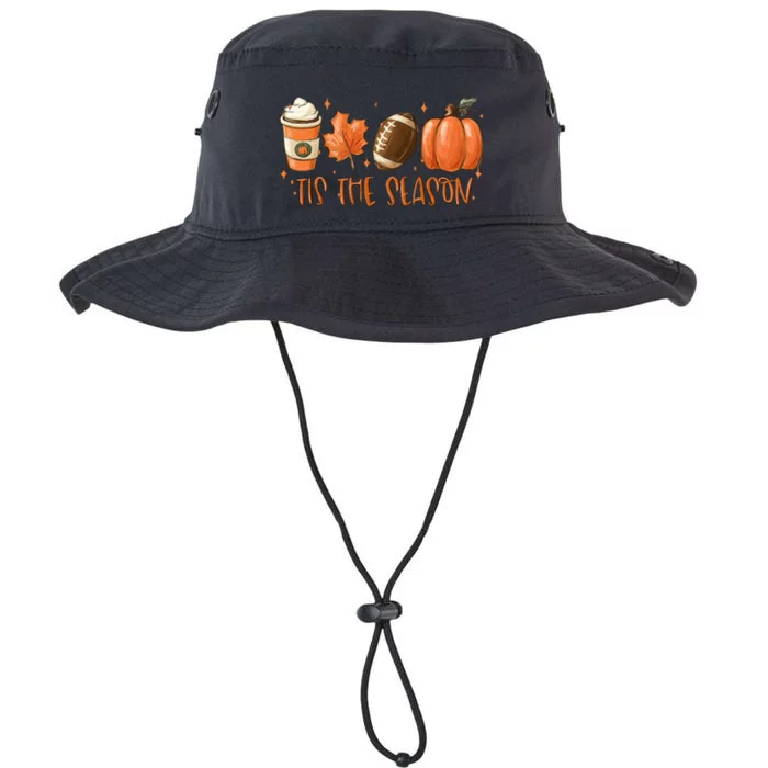 Tis The Season Fall Coffee Football Lover Legacy Cool Fit Booney Bucket Hat