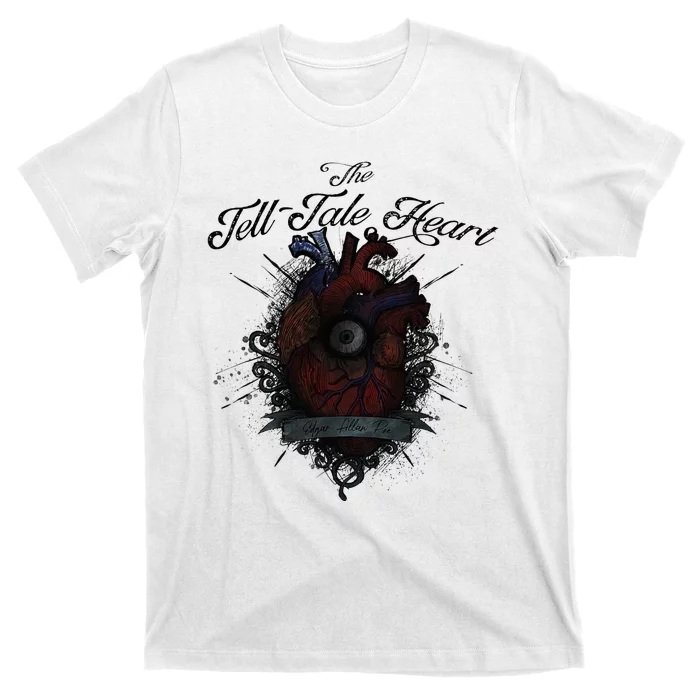 The Tell Tale Heart Edgar Allan Poe Gothic Literature T-Shirt