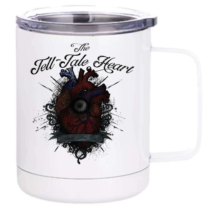 The Tell Tale Heart Edgar Allan Poe Gothic Literature Front & Back 12oz Stainless Steel Tumbler Cup