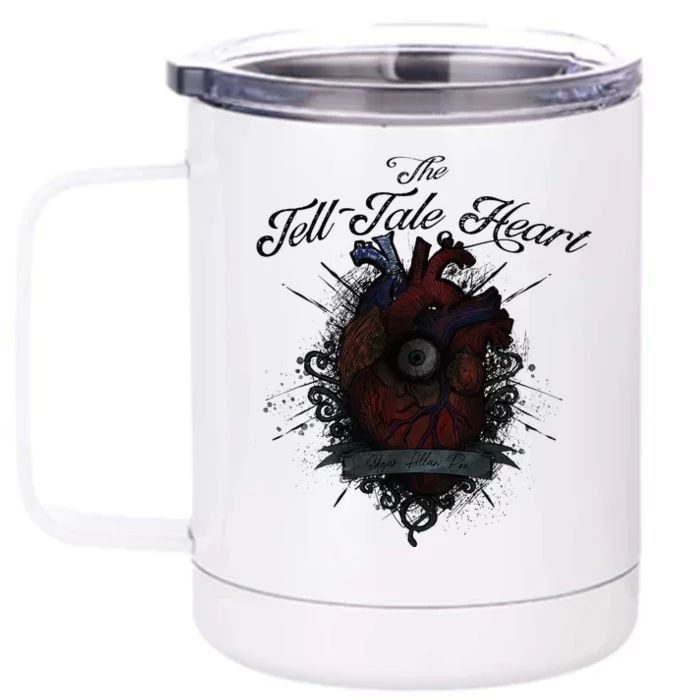 The Tell Tale Heart Edgar Allan Poe Gothic Literature Front & Back 12oz Stainless Steel Tumbler Cup