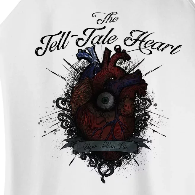 The Tell Tale Heart Edgar Allan Poe Gothic Literature Women’s Perfect Tri Rocker Tank