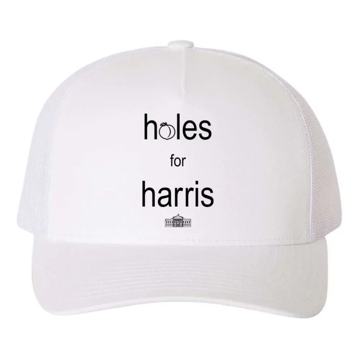 TyS Tough Talk Holes For Harris Yupoong Adult 5-Panel Trucker Hat