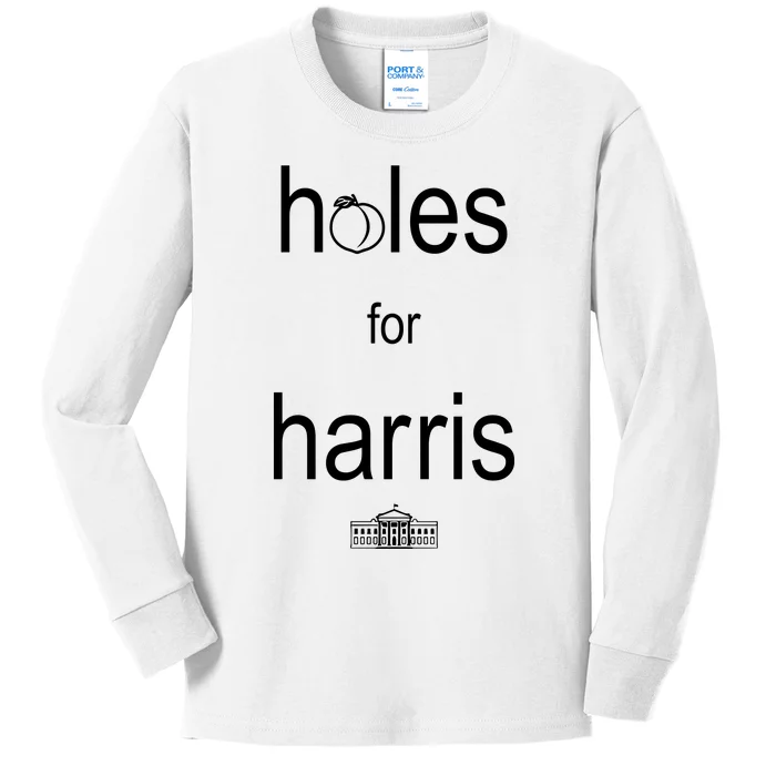 TyS Tough Talk Holes For Harris Kids Long Sleeve Shirt