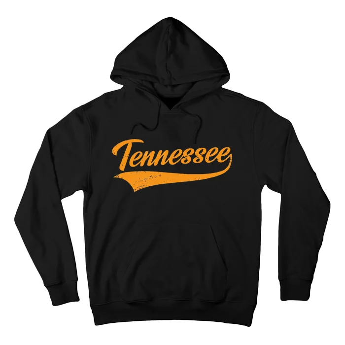 Tennessee TN Throwback Distressed Design Classic Hoodie