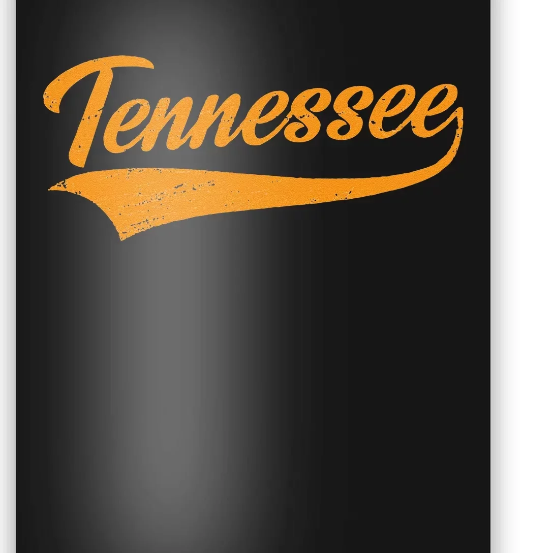 Tennessee TN Throwback Distressed Design Classic Poster