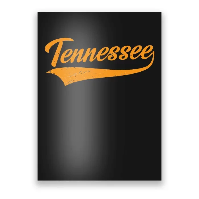 Tennessee TN Throwback Distressed Design Classic Poster