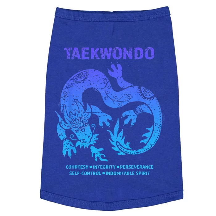 Taekwondo TKD Tae Kwon Do Dragon Art Martial Arts Graphic Doggie Tank