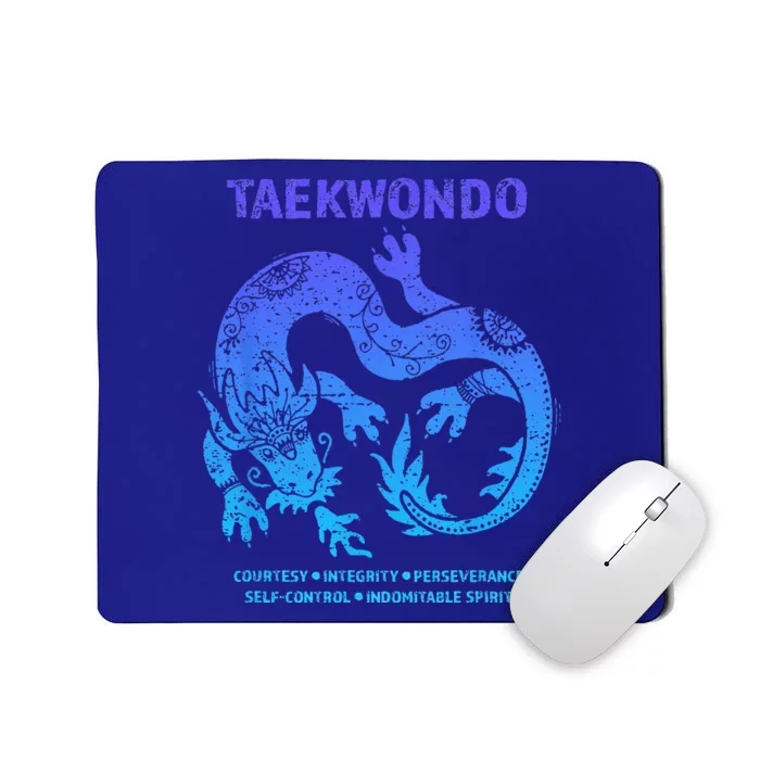 Taekwondo TKD Tae Kwon Do Dragon Art Martial Arts Graphic Mousepad