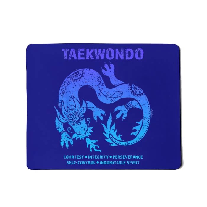 Taekwondo TKD Tae Kwon Do Dragon Art Martial Arts Graphic Mousepad