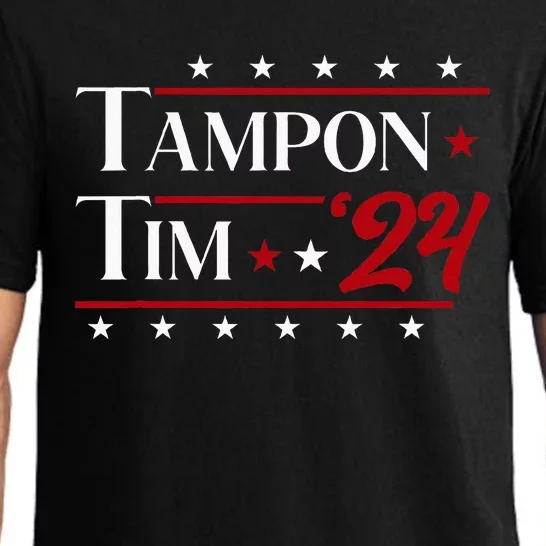 Tampontim Tampon Tim Funny KamalaS Vice President Tim Walz Pajama Set