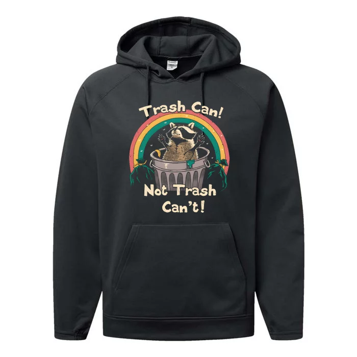 TRASH TALKER Trash Can Not Trash Cant Performance Fleece Hoodie