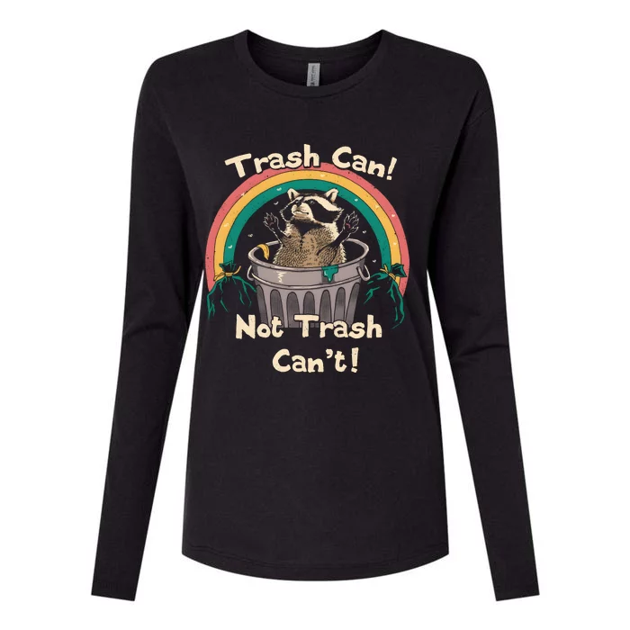 TRASH TALKER Trash Can Not Trash Cant Womens Cotton Relaxed Long Sleeve T-Shirt