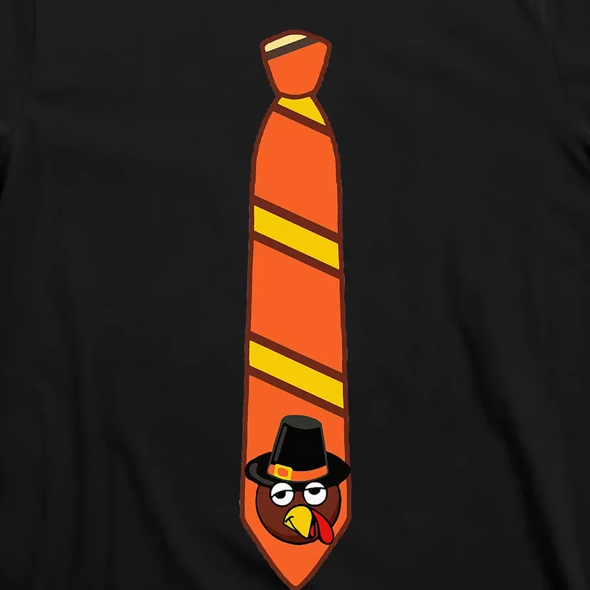 Thanksgiving Tie Turkey Minimalist T-Shirt