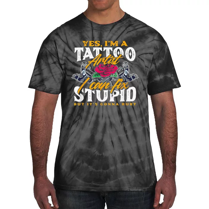 Tattoo Tattooing Tribal Symbol Artist Tie-Dye T-Shirt