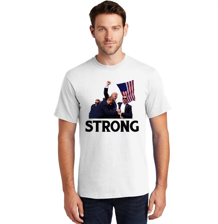 Trump Trump Trump 2024 Retro Groovy Tall T-Shirt