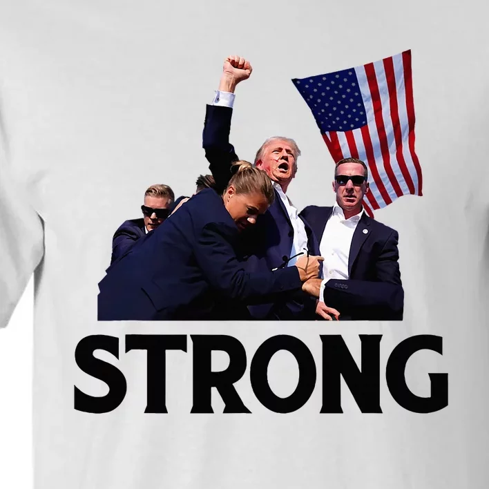 Trump Trump Trump 2024 Retro Groovy Tall T-Shirt