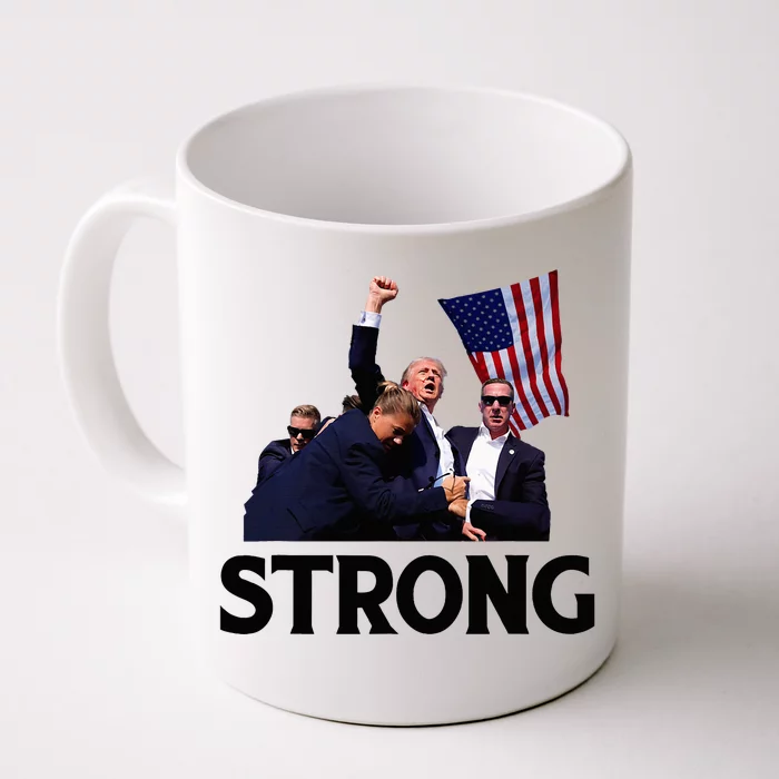 Trump Trump Trump 2024 Retro Groovy Front & Back Coffee Mug