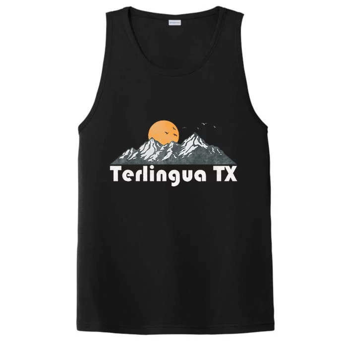 Terlingua Texas Tx Vintage 70s Performance Tank