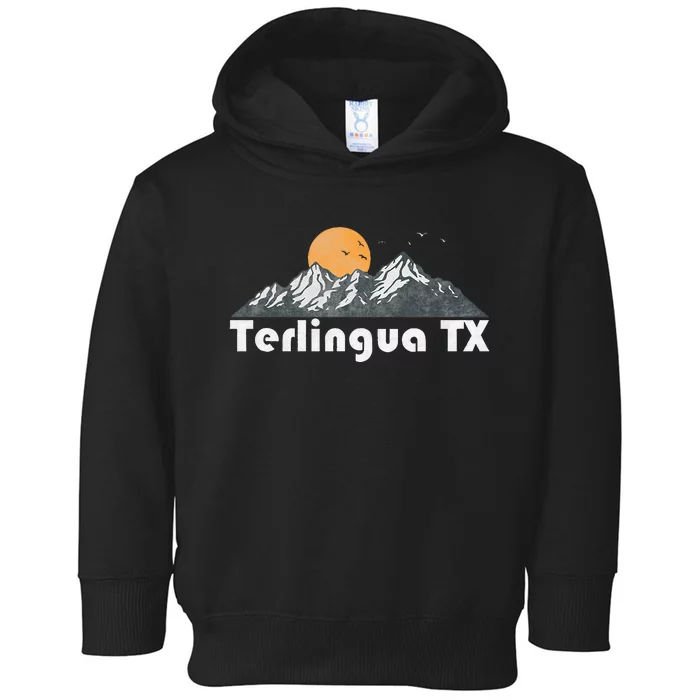 Terlingua Texas Tx Vintage 70s Toddler Hoodie