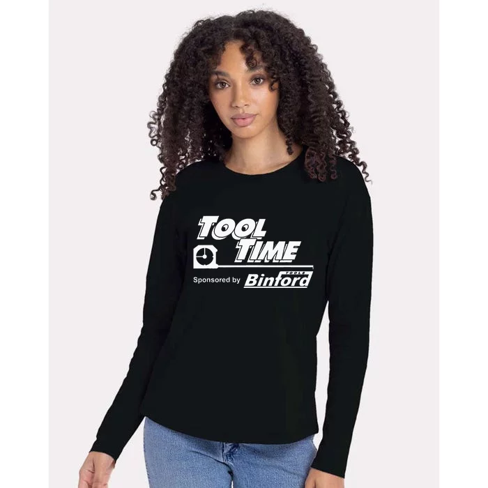 Tool Time Womens Cotton Relaxed Long Sleeve T-Shirt