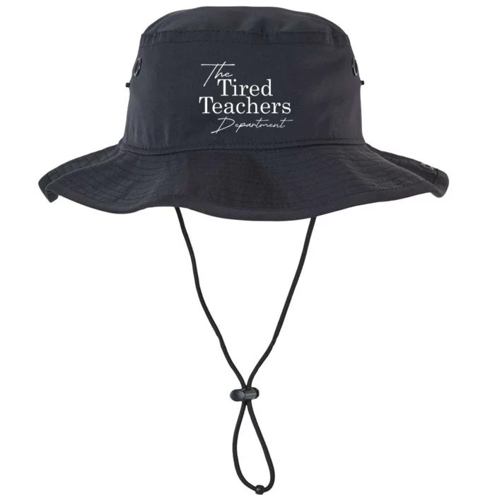 The Tired Teachers Department Teacher Appreciation Day Gift Legacy Cool Fit Booney Bucket Hat