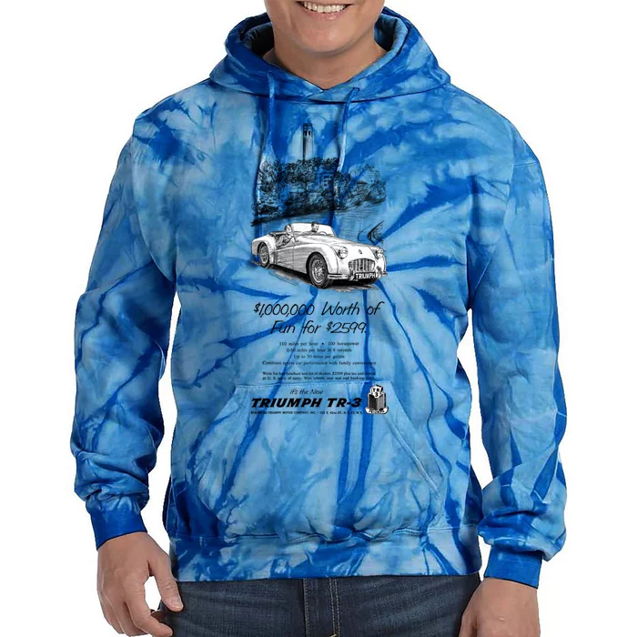 Triumph Tr3 Tie Dye Hoodie