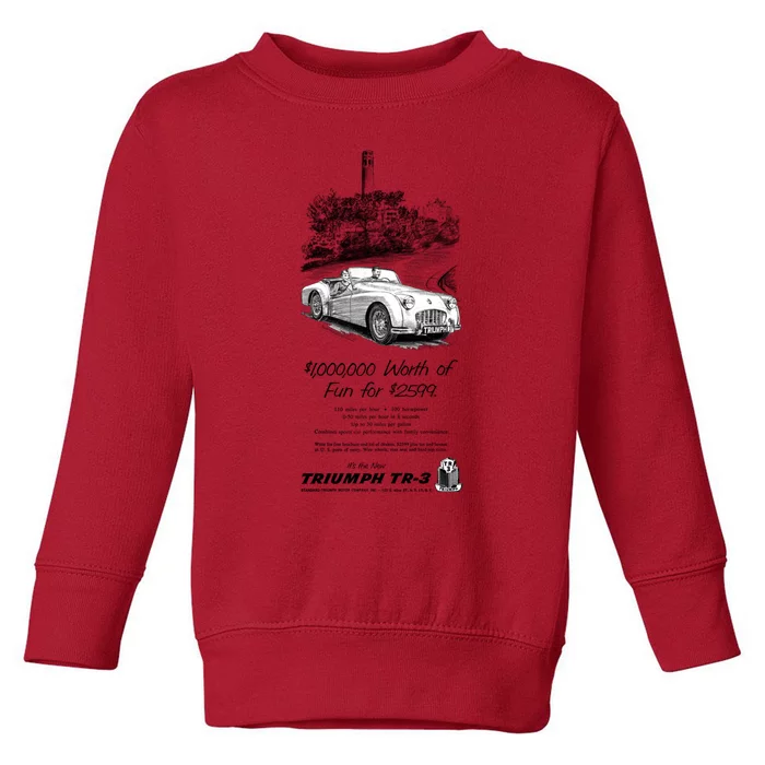 Triumph Tr3 Toddler Sweatshirt