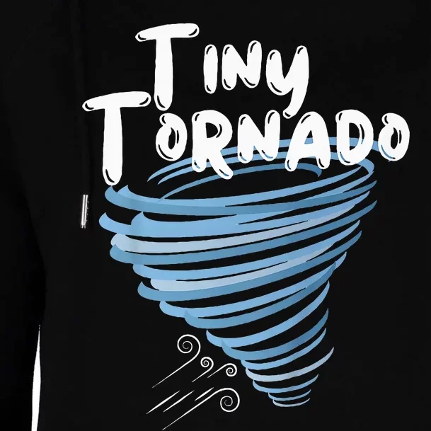 Tiny Tornado Womens Funnel Neck Pullover Hood