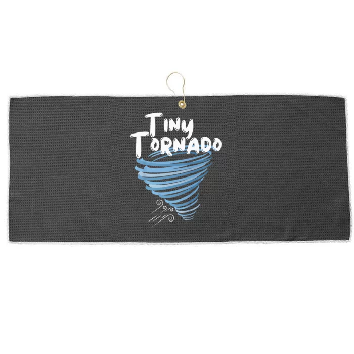 Tiny Tornado Large Microfiber Waffle Golf Towel