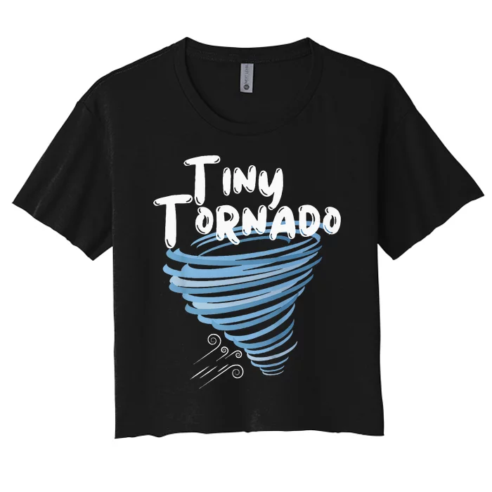 Tiny Tornado Women's Crop Top Tee