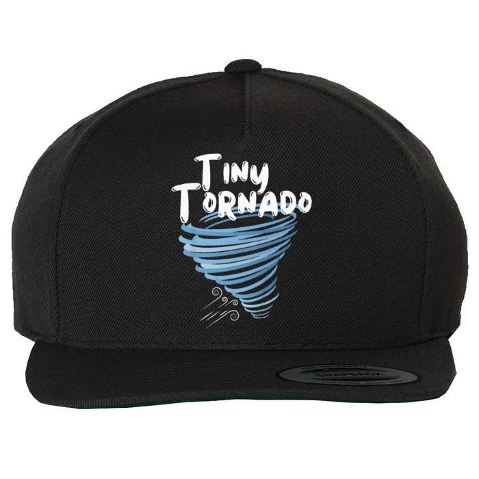 Tiny Tornado Wool Snapback Cap